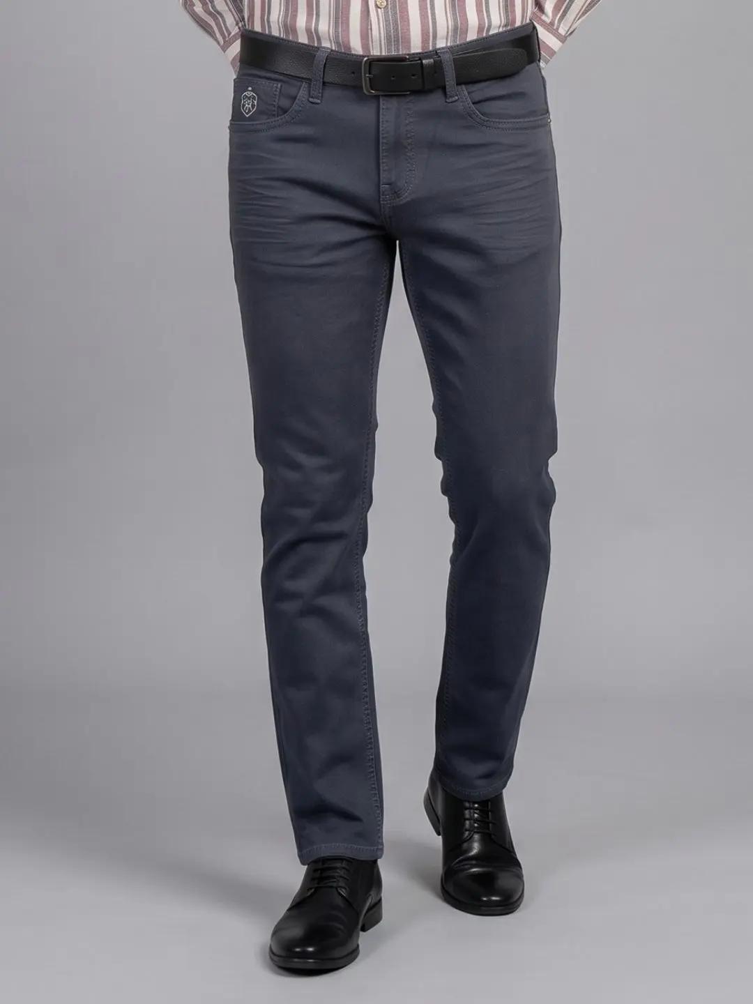 LIVE IN Grey Skinny Fit Solid Denim Jeans-LJP12I101KG2